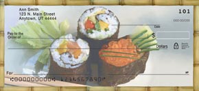 Sushi Bar" Personal Check Designs